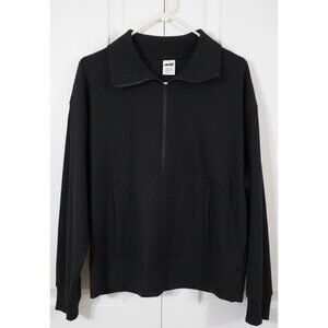 AVIA Ribbed Quarter-Zip Pullover Top – Size Large (12/14)